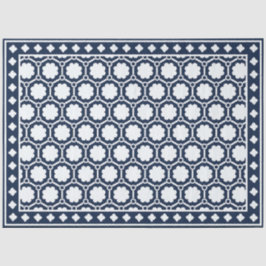 Navyblau moderne Knochenintarsien-Dekupage-Papier Seidenpapier