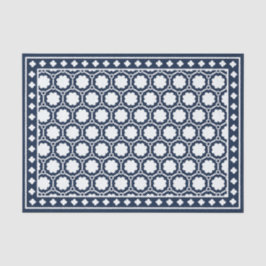 Navyblau moderne Knochenintarsien-Dekupierpapier Seidenpapier