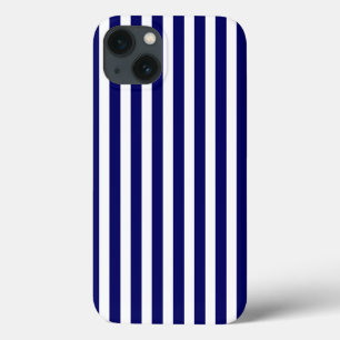 Navyblau-weiß gestreifte Case-Mate iPhone-Hülle iPhone Hülle