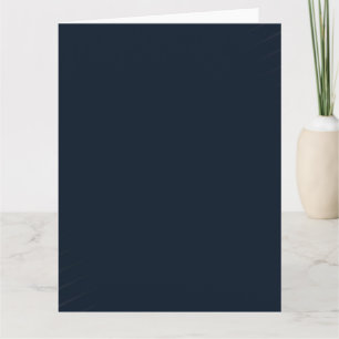 Navyblaue Einzelfarbe Karte