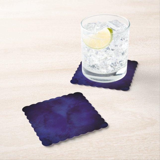 Navyblaues Design-Set für Untersetzer (Vor Ort)
