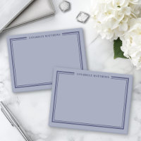 Navyblaues minimalistisches Monogramm