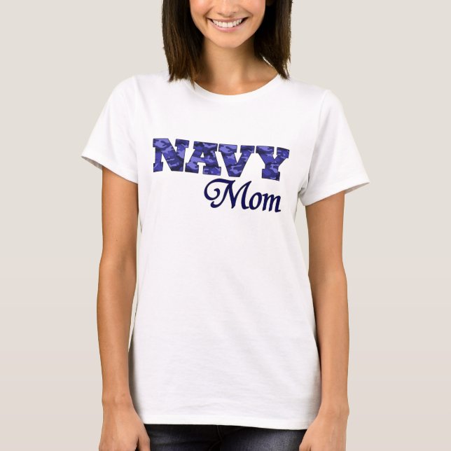 navymom speghetti Bügel T-Shirt (Vorderseite)