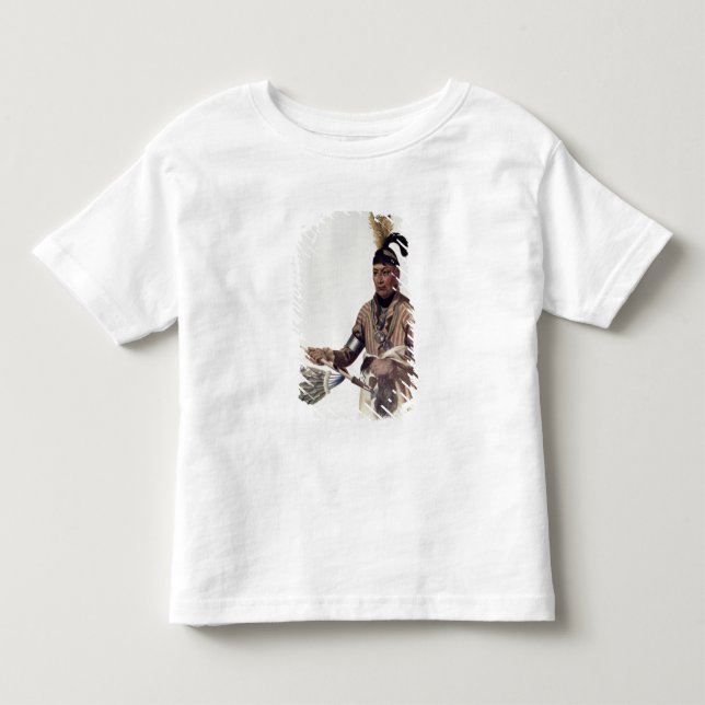Naw-Kaw oder "Holz", ein Winnebago-Leiter Kleinkind T-shirt (Vorderseite)