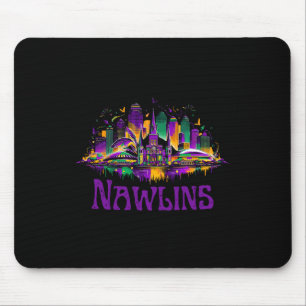 Nawlins New Orleans Stadtbild Mardi-gras Souvenir  Mousepad