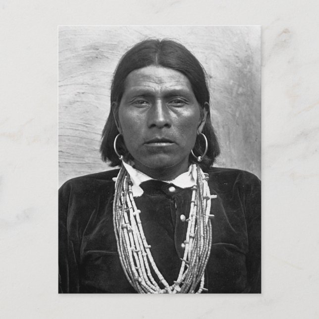 Nawquistewa - Hopi Indian Oraibi Foto 1901 Postkarte (Vorderseite)