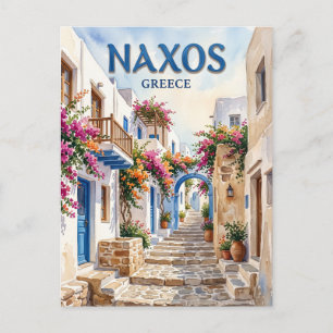 Naxos Altstadt Griechenland Postkarte