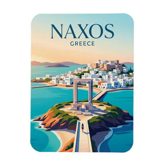 Naxos Griechenland Magnet (Vertikal)