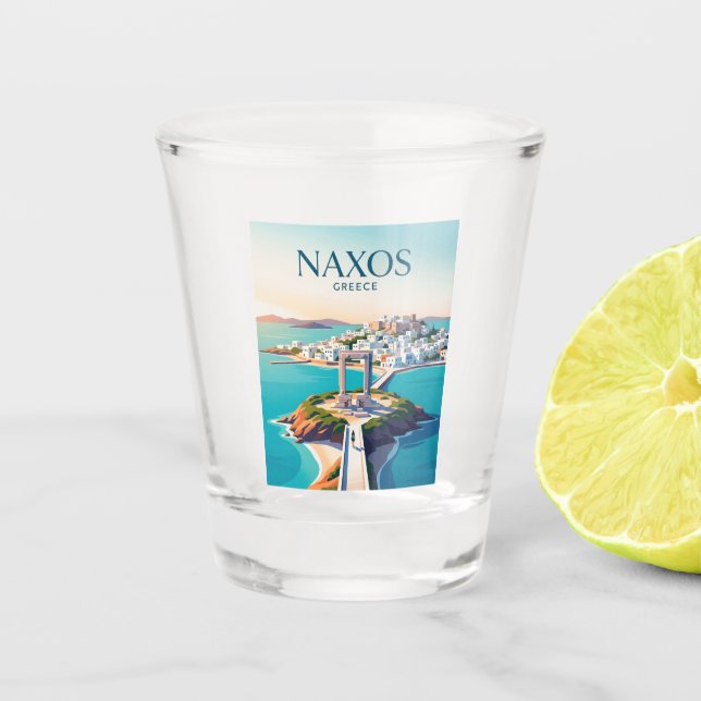 Naxos Griechenland Schnapsglas (Vorderseite)