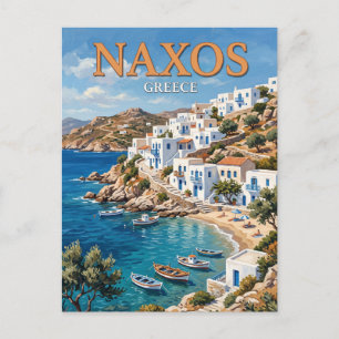Naxos Insel Griechenland Postkarte