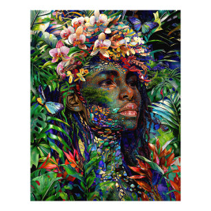 "Nayari" - Dschungel Mirage - Frauen in Amazonien Fotodruck