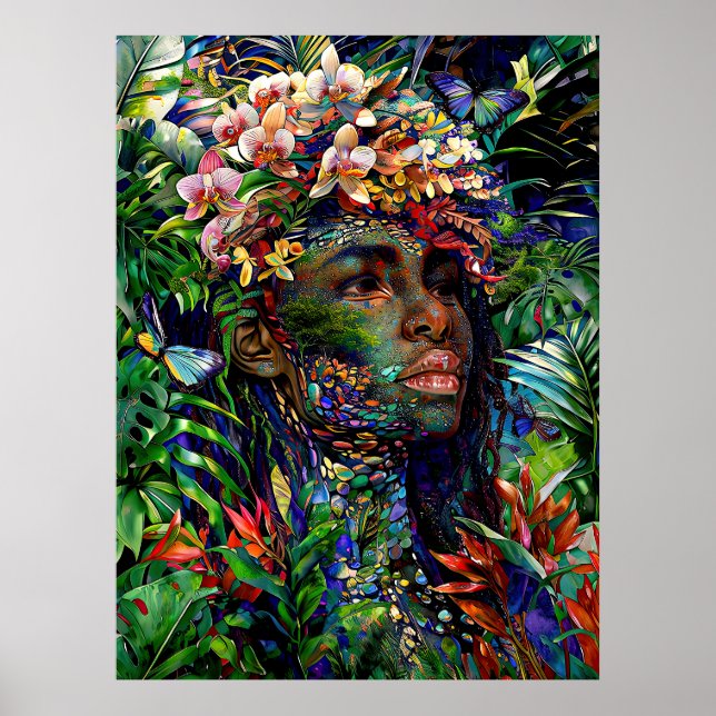 “Nayari” - Jungle Mirage - Women In Amazonia   Poster (Vorne)