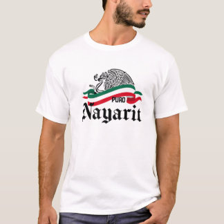 Nayarit Mexiko: Puro Nayarit Eagle Flag T-Shirt