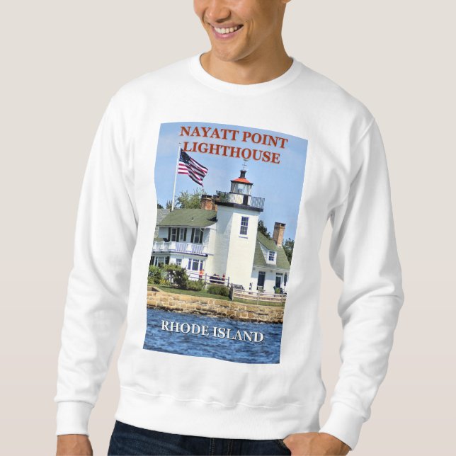 Nayatt Point Lighthouse, Rhode Island Sweatshirt (Vorderseite)
