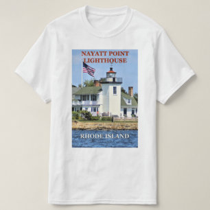 Nayatt Point Lighthouse, Rhode Island T - Shirt