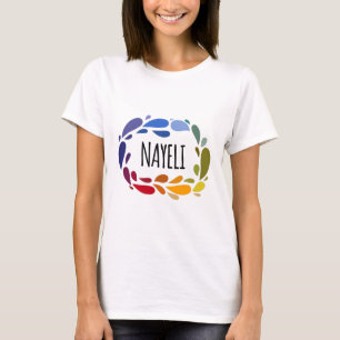 Nayeli Name Niedlich-farbiges Geschenk Nayeli T-Shirt
