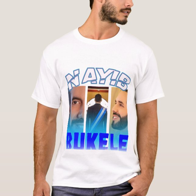 Nayib Bukele Presidente – Diseño Patriótico Salvad T-Shirt (Vorderseite)