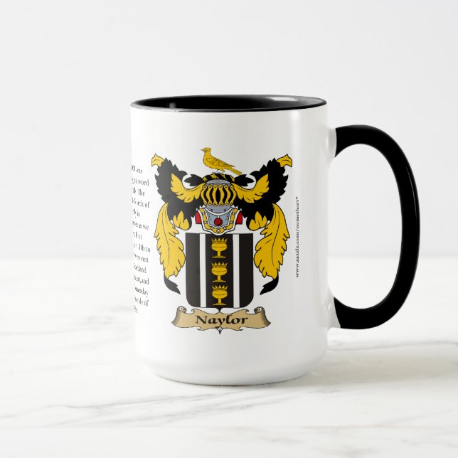 Naylor Familien-Wappen Tasse (Rechts)
