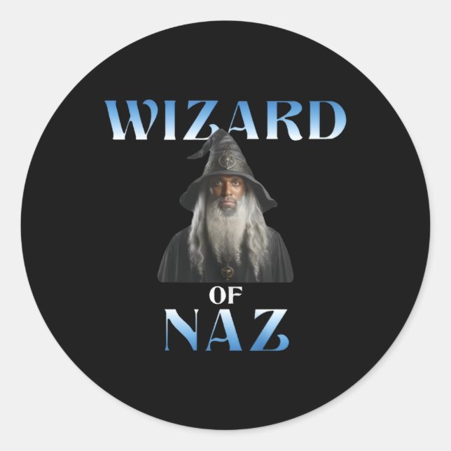 Naz Reid Wizard von Naz Runder Aufkleber (Vorderseite)