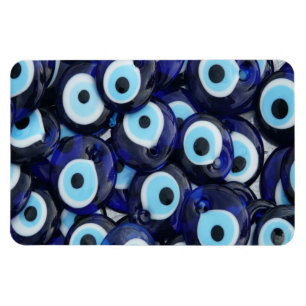 Nazar Amulets Evil Eye Stones Blue Pattern Magnet