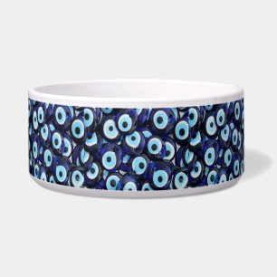 Nazar Amulets Evil Eye Stones Blue Pattern Napf