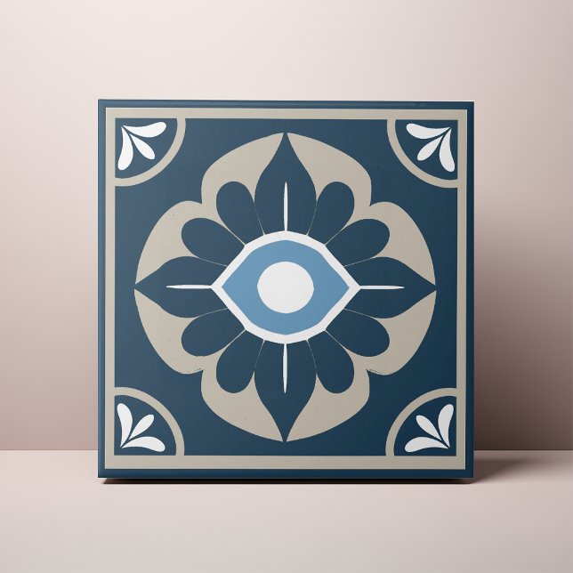 Nazar Evil Eye Azulejo Ceramic Tile Fliese (Von Creator hochgeladen)