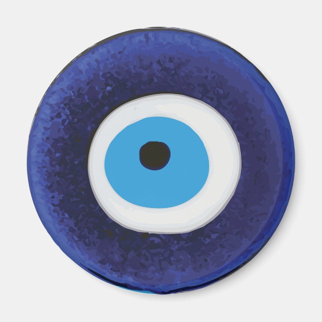 Nazar Evil Eye Protection Symbol Magnet (Vorne)