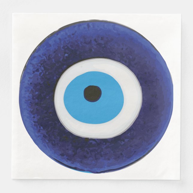 Nazar Evil Eye Protection Symbol Serviette (Vorderseite)