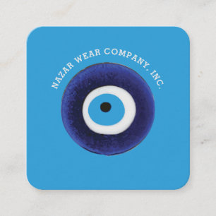 Nazar Evil Eye Protection Symbol Square Business C Quadratische Visitenkarte