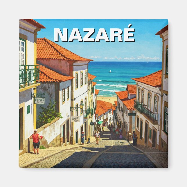 Nazare Portugal Magnet (Vorne)