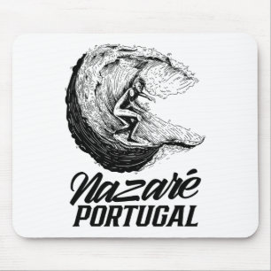 Nazaré Portugal Surfen Surfer Surf Welle Mousepad