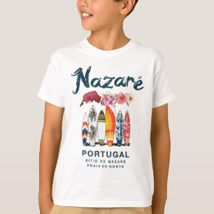 Nazare Portugal Vintage Surfen _4 T-Shirt