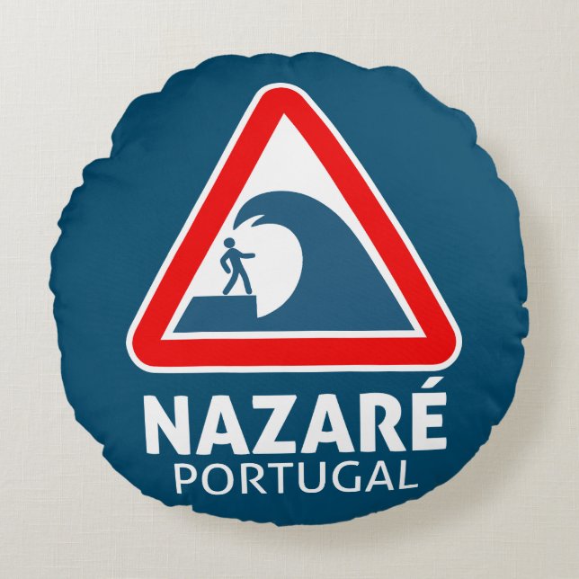Nazare Rundes Kissen (Vorderseite)