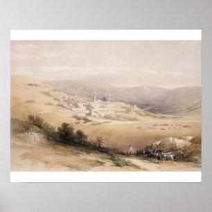 Nazaret am 28. April 1839 überziehen 28 von Poster