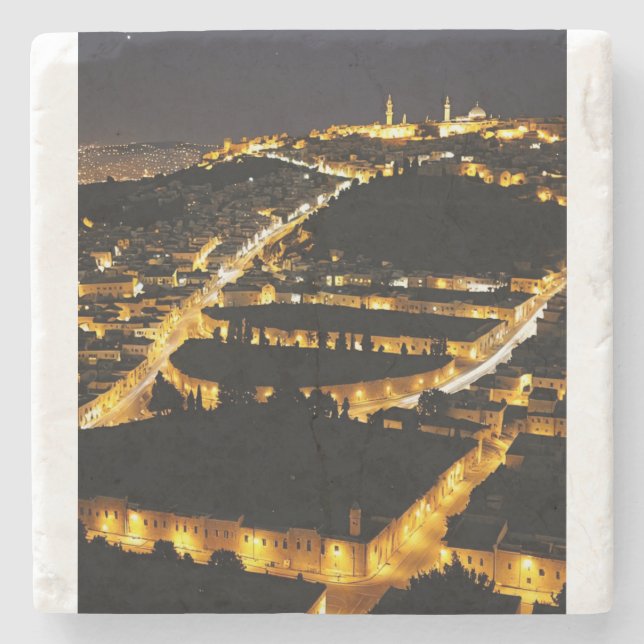 Nazareth by night, coaster steinuntersetzer (Vorderseite)