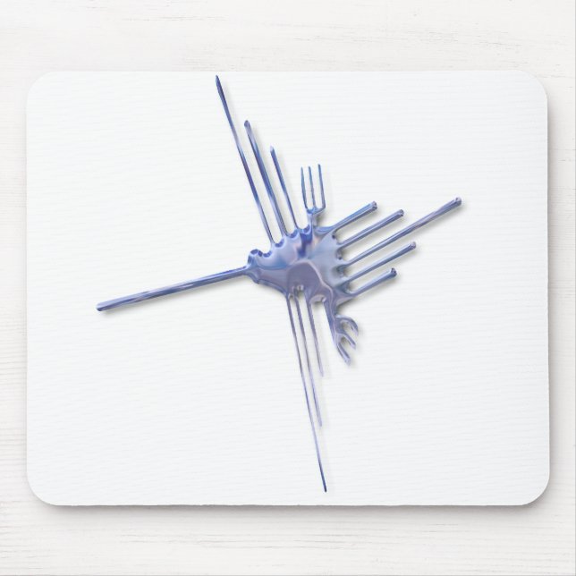 Nazca Hummingbird Glasmousepad Mousepad (Vorne)