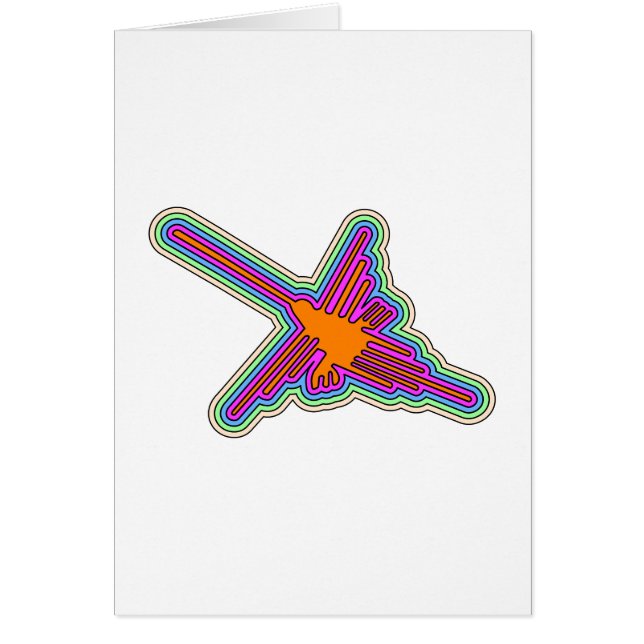 Nazca Hummingbird Peru Zeichnend (Vorne)