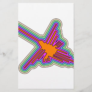 Nazca Hummingbird Peru Zeichnend Briefpapier
