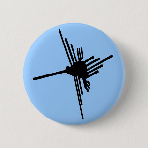 Nazca Kolibriknopf Button