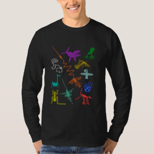 Nazca Lines Ancient Astronaut Südamerika Peru T-Shirt