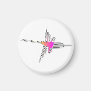 Nazca Lines Hummingbird Magnet