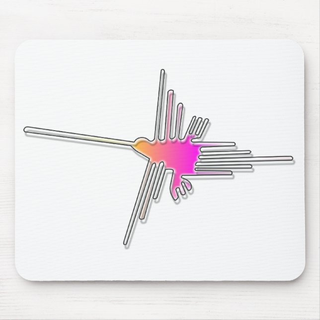 Nazca Lines Hummingbird Mousepad (Vorne)