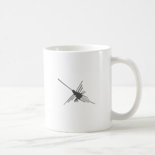 Nazca Lines Hummingbird Newsprint Tasse
