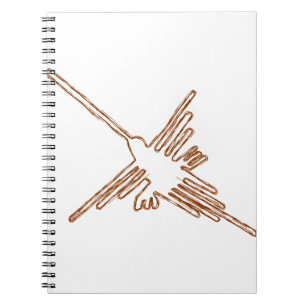 Nazca Lines Hummingbird Sketch Notizblock