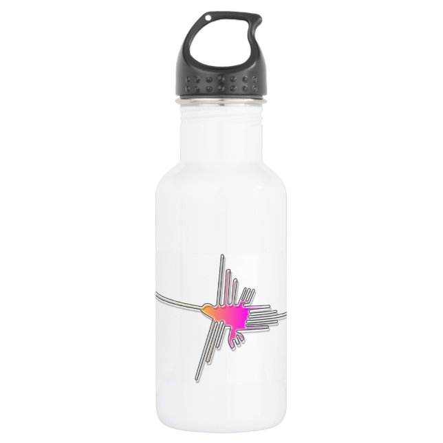 Nazca Lines Hummingbird Trinkflasche (Vorderseite)