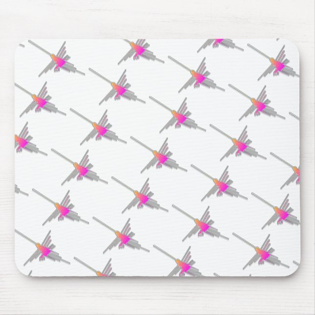 Nazca Lines Hummingbirds - geteerte Version Mousepad (Vorne)