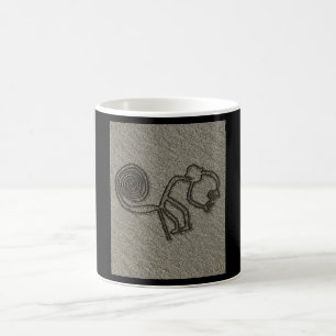 NAZCA LINES MONKEY NAZCA LINES ART Geoglyphen Kaffeetasse