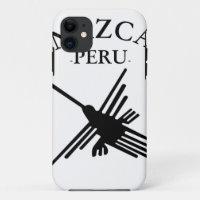 Nazca Peru Hummingbird mit geschwungenem Text