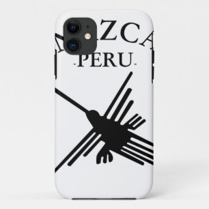 Nazca Peru Hummingbird mit geschwungenem Text Case-Mate iPhone Hülle