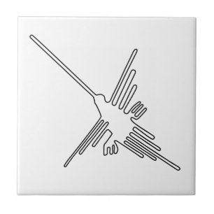 Nazca Peru Vogel altes geoglyph Symbol-Geheimnisen Fliese